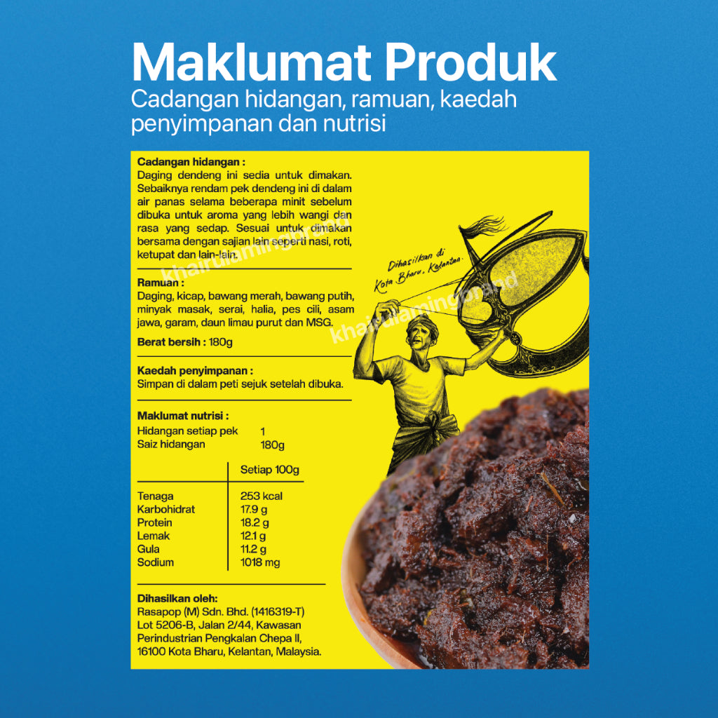 Dendeng Nyet Berapi by Khairulaming