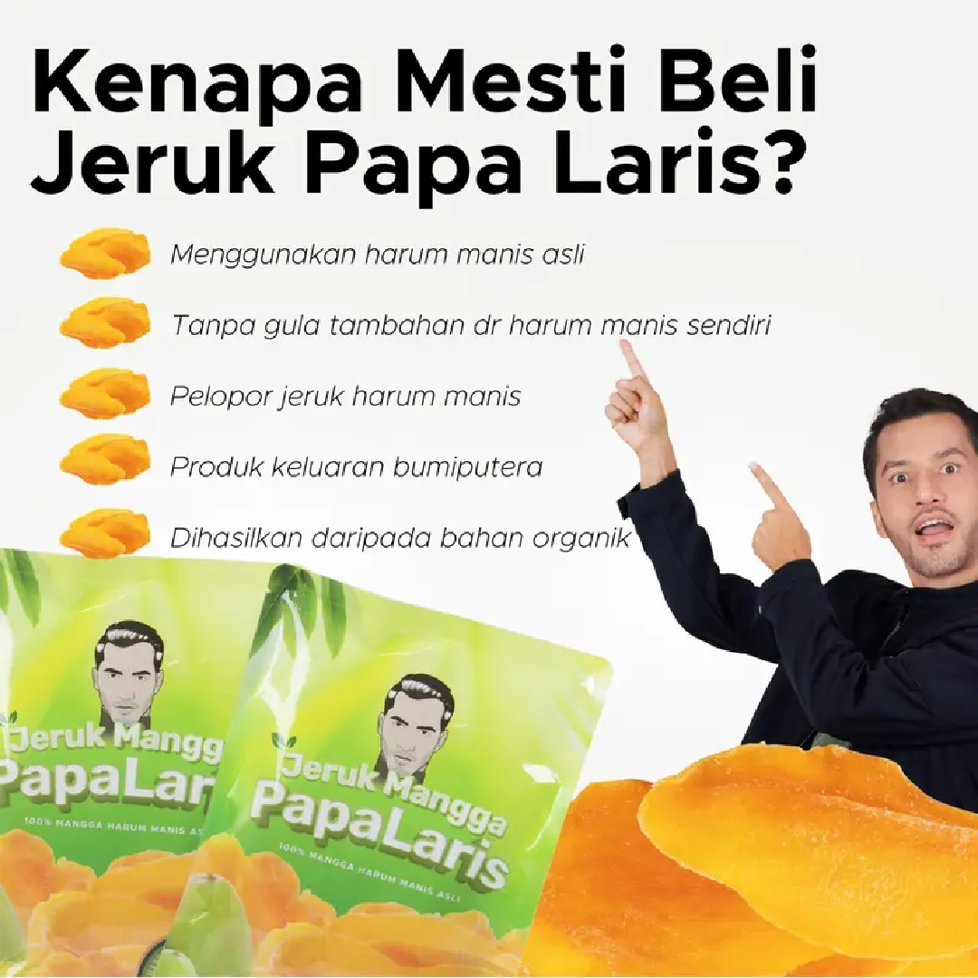 Jeruk Mangga Papa Laris 2.0 Harum Manis 120G