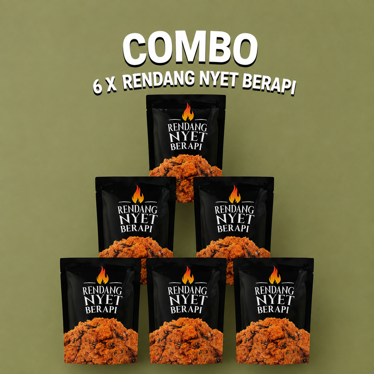 Rendang Nyet Berapi [6 PACKS]